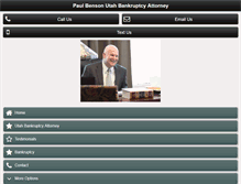 Tablet Screenshot of mybankruptcyutah.com